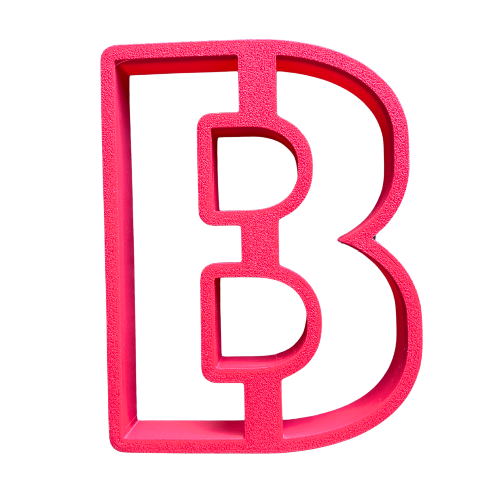 CW Large Letter Cookie Cutter - B