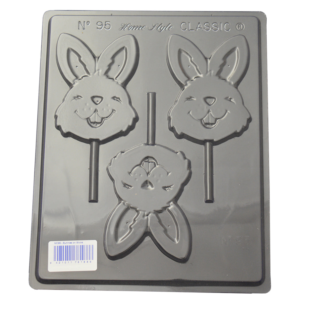 HSC Bunnies on Sticks Chocolate Mould