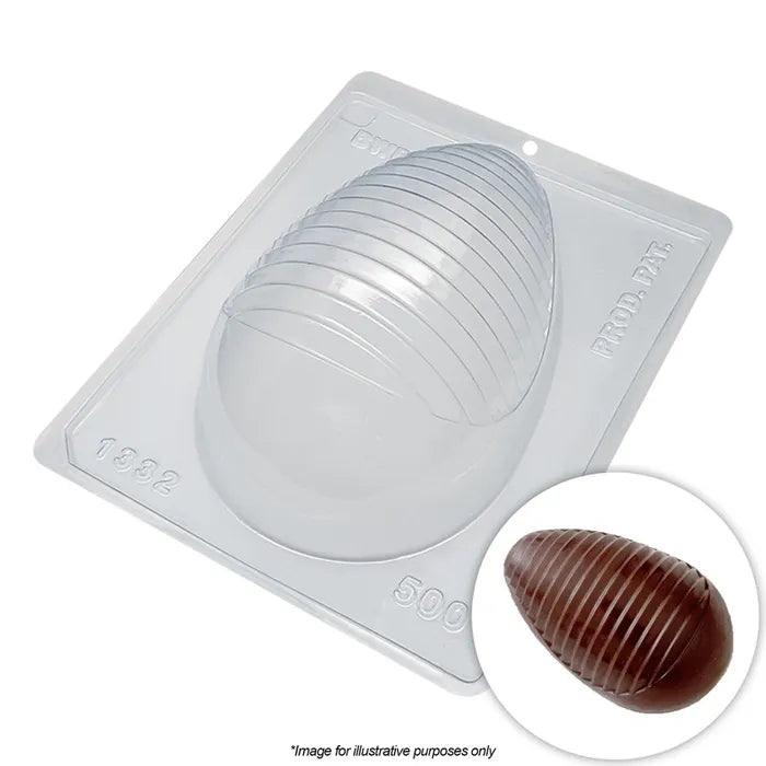 BWB Striped Easter Egg Mould 500g