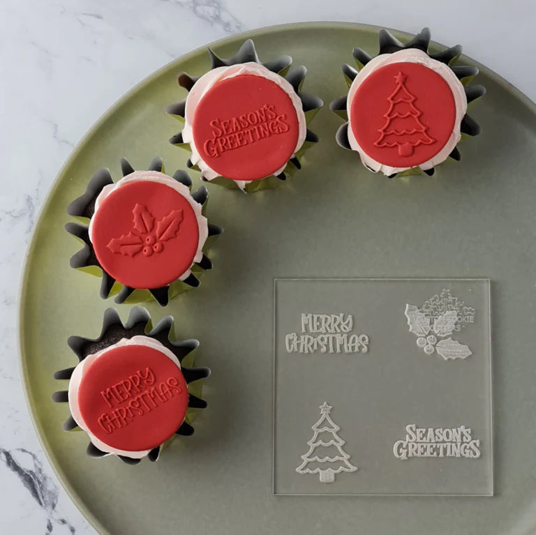 Custom Cookie Cutters Christmas Mini Debosser