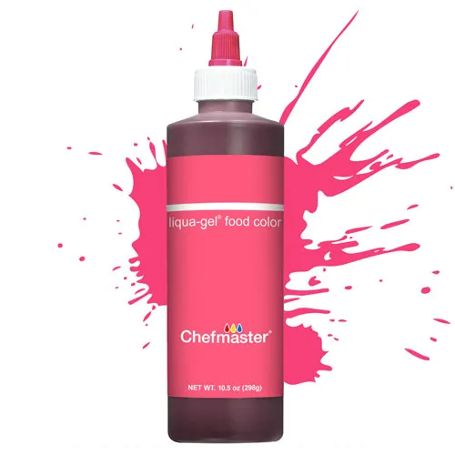 Chefmaster Gel Colour - Deep Pink (298g bottle)