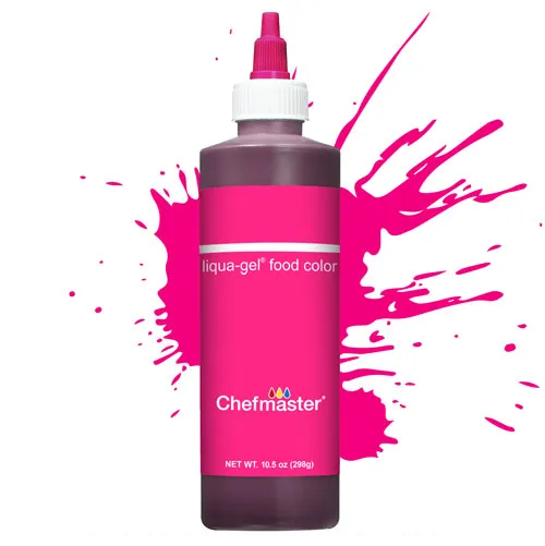 Chefmaster Gel Colour - Fuchsia Pink (298g bottle)