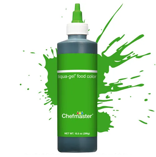 Chefmaster Gel Colour - Leaf Green (298g bottle)