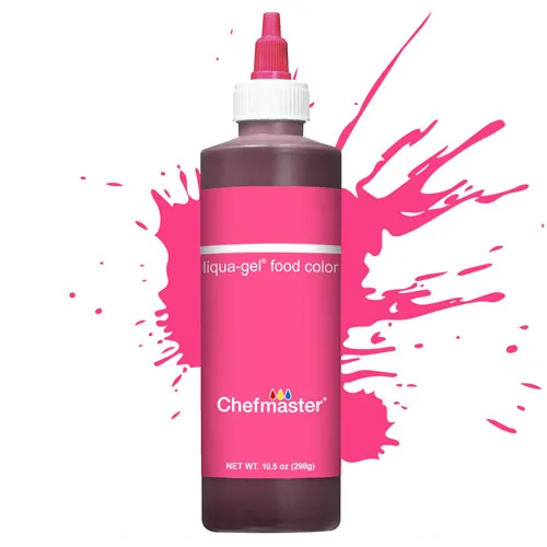 Chefmaster Gel Colour - Neon Pink (298g bottle)