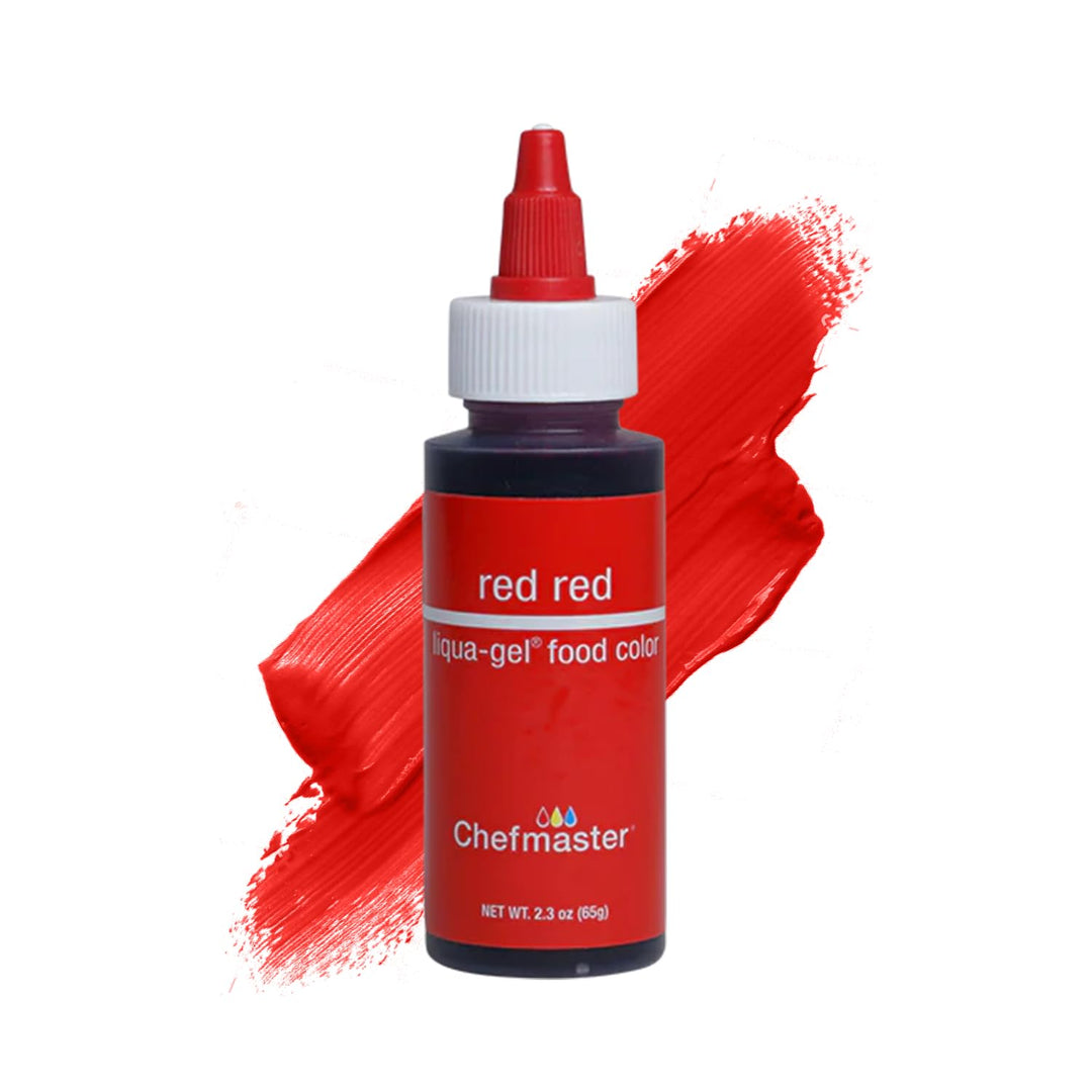 Chefmaster Gel Colour - Red Red (65g bottle)