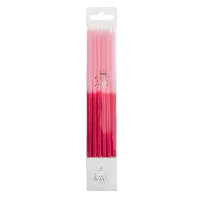 Colour Block Candles - Pink