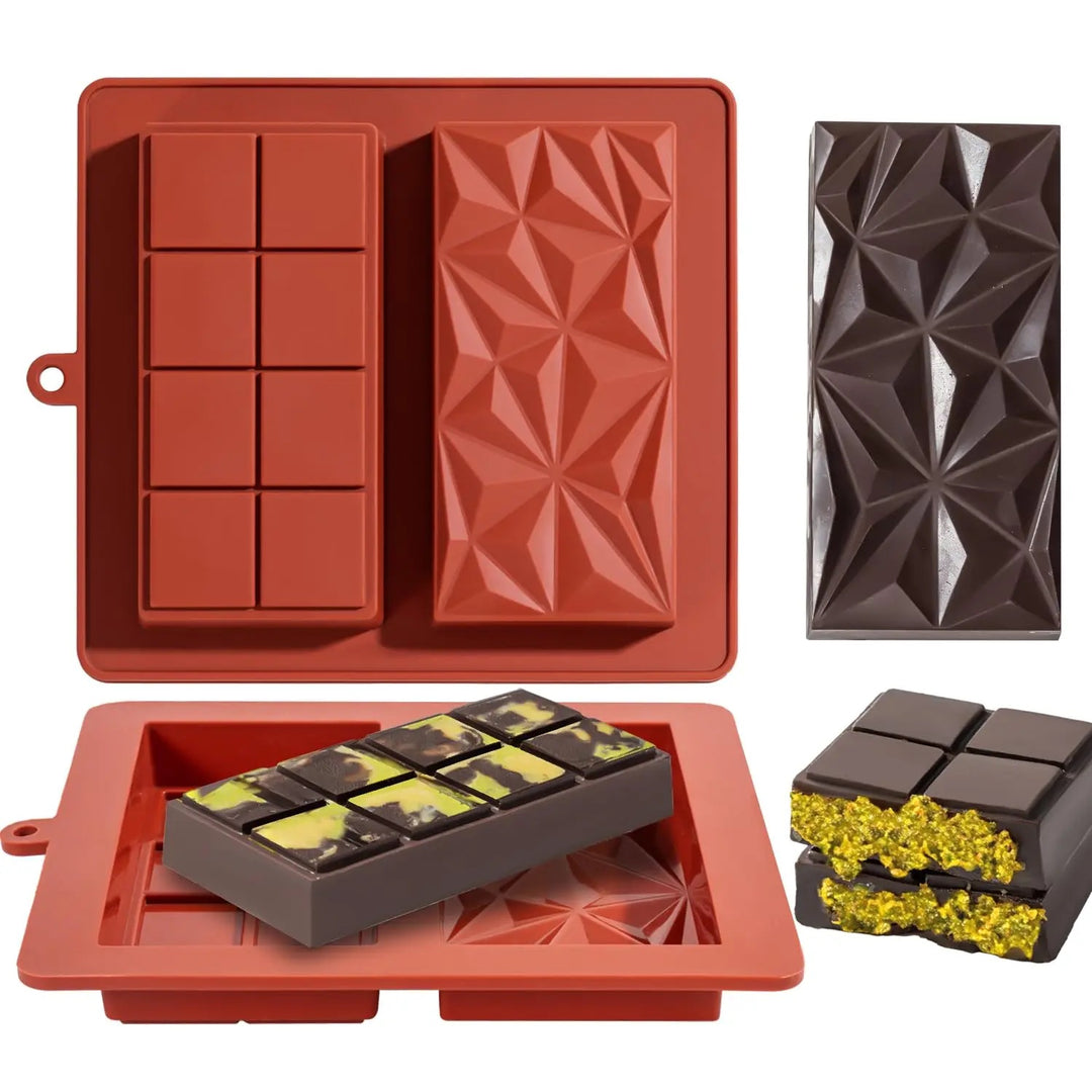 Silicone Deep Chocolate Bar Slab Mould