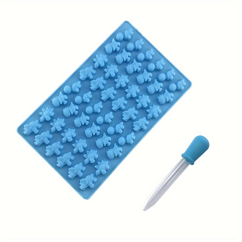 Gummy Dinosaur Silicone Mould and Dropper