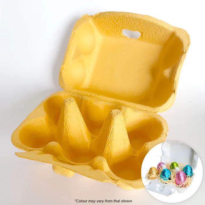 6 Egg Carton - Yellow