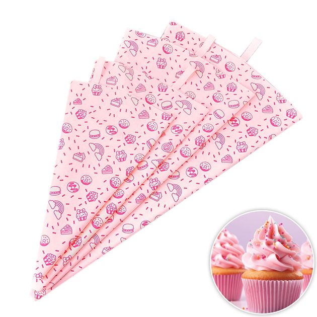Cake Craft Silicone Piping Bag Set 4pc