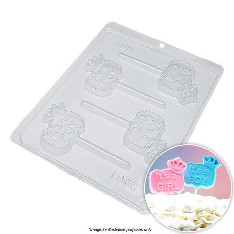 BWB Its A Boy/Girl Lollipop Chocolate Mould