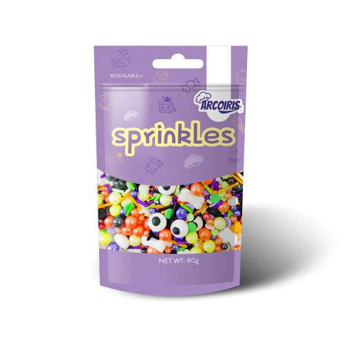 Eyeballs, Ghosts and Bones Sprinkle Mix