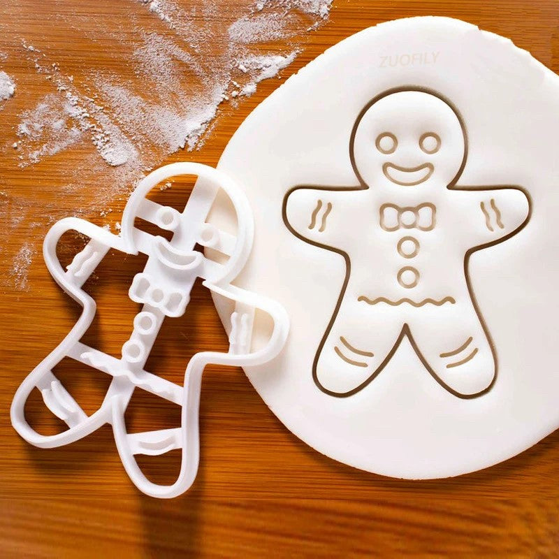 Gingerbread Man Embosser Cookie Cutter