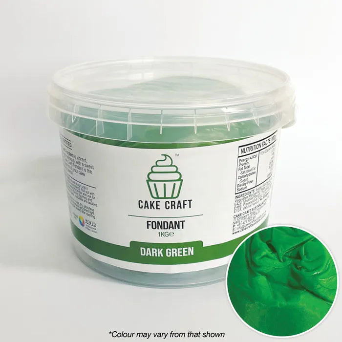 Cake Craft Fondant 1kg - Green