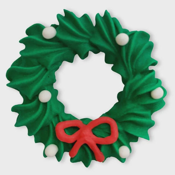 Wreath Icing Decorations Assorted 6pk