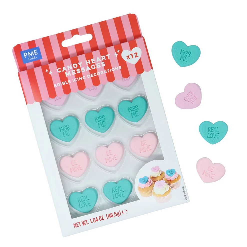 PME Icing Decorations - Candy Hearts