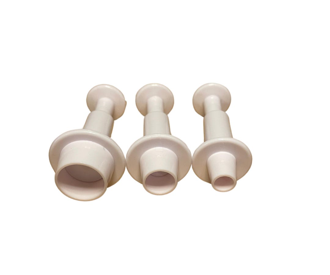 Round Fondant Plunger Cutter Set of 3