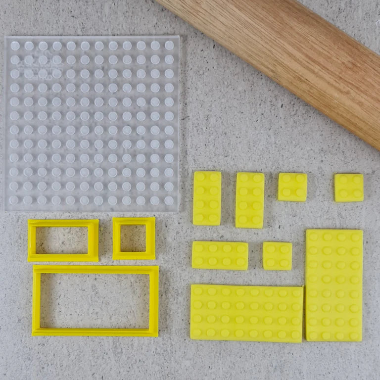 Custom Cookie Cutters Cutter and Debosser - Lego