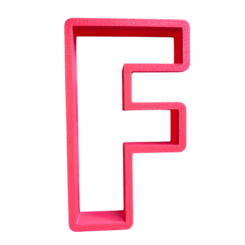 CW Large Letter Cookie Cutter - F