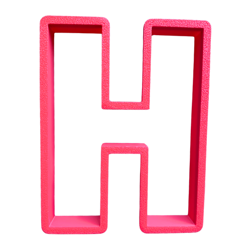 CW Large Letter Cookie Cutter - H