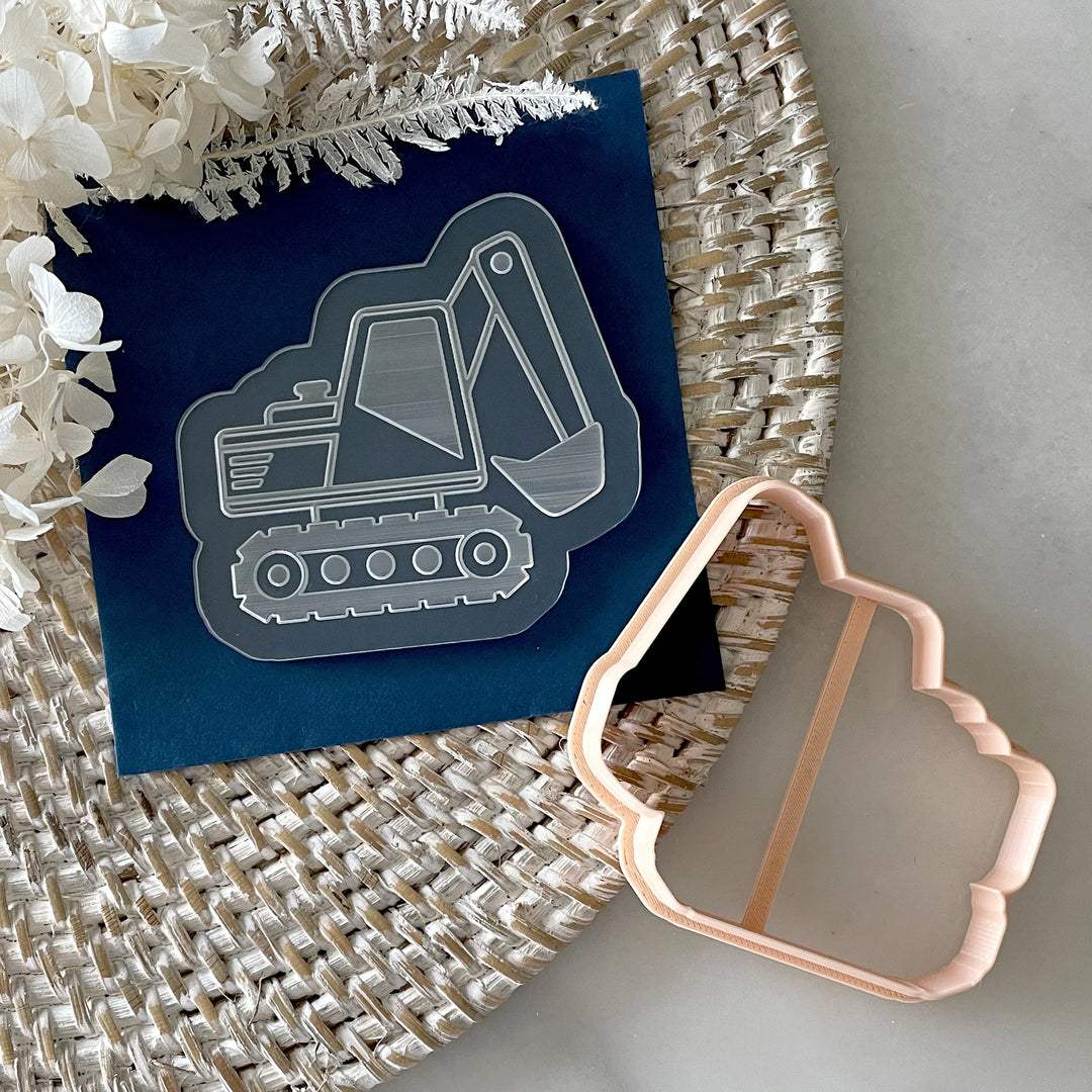 Custom Cookie Cutters Cutter and Embosser - Digger #2