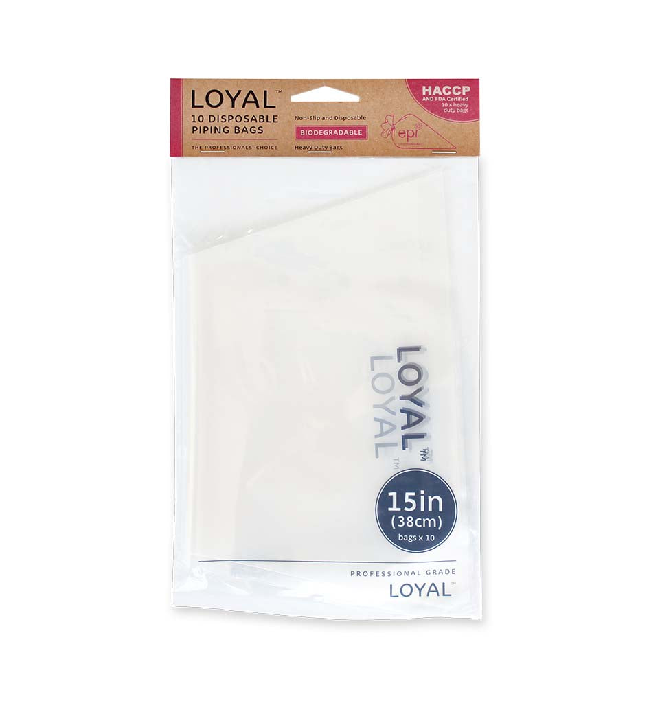 Loyal 15" Biodegradable Piping Bags x10