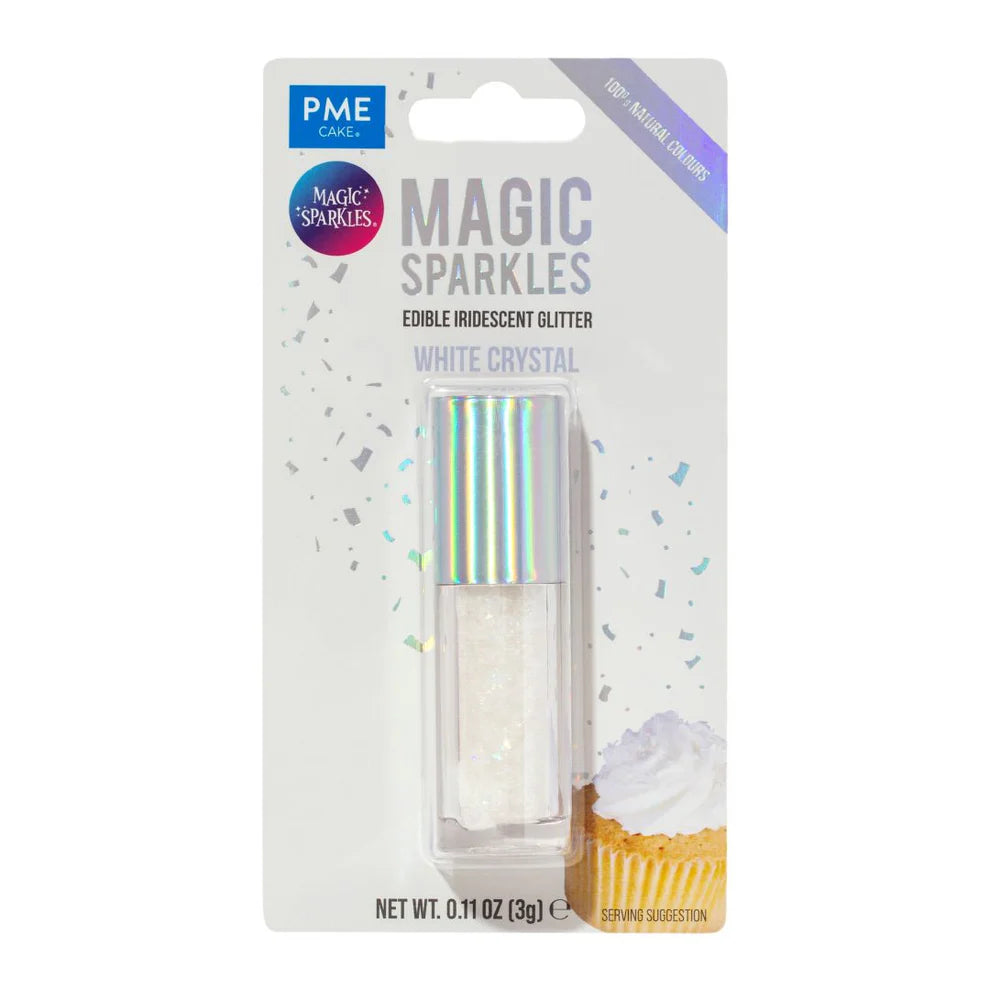 PME Magic Sparkles Iridescent Glitter - White Crystal