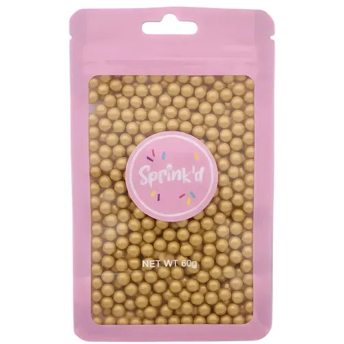 Sprink'd Sprinkle Pearls - Gold