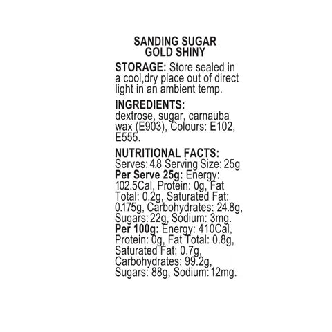 Sprink'd Sanding Sugar - Gold