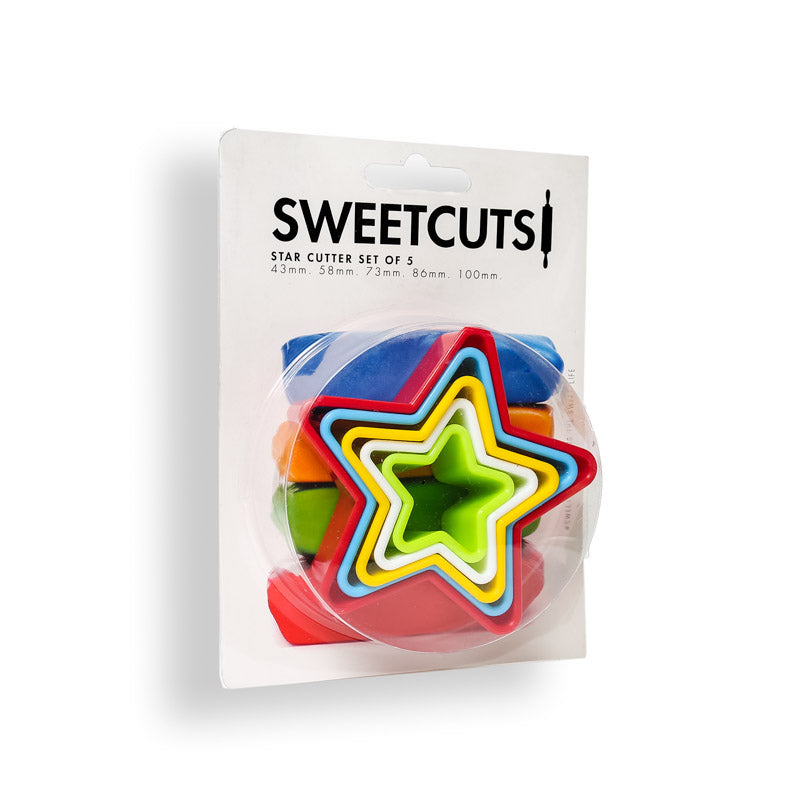 Sweetcuts 5pc Star Cookie Cutter Set