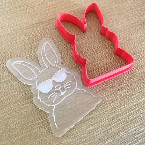 CW Cutter and Embosser Set - Rabbit in Sunglasses