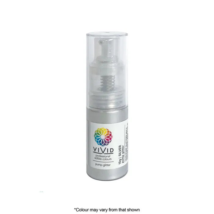 Vivid Pump Shimmer Glitter - Silver