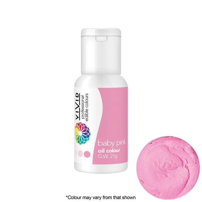 Vivid Oil Based Colouring - Baby Pink 21g