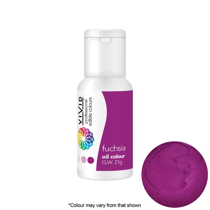 Vivid Oil Based Colouring - Fuchsia 21g