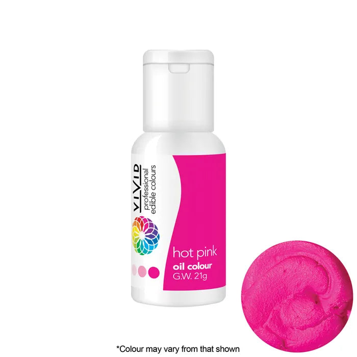 Vivid Oil Based Colouring - Hot Pink 21g