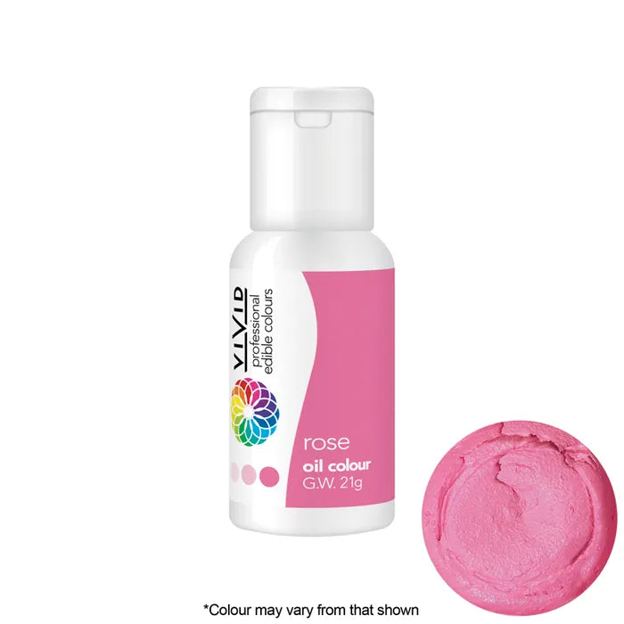 Vivid Oil Based Colouring - Rose Pink 21g