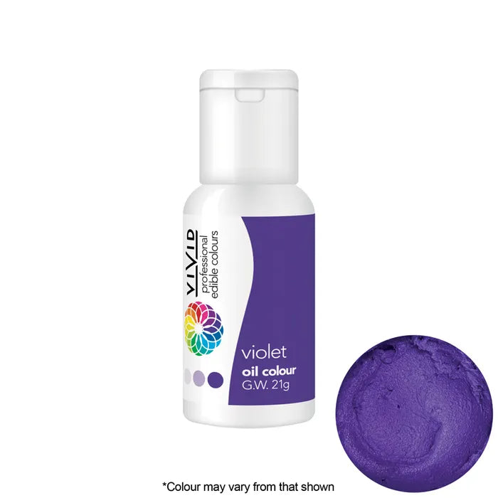 Vivid Oil Based Colouring - Violet 21g