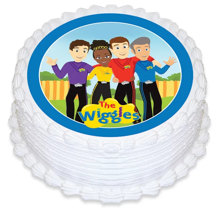 Edible Icing Cake Image - The Wiggles Cartoon Best Before 31/12/24