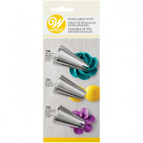 Wilton Large Tip Set - 1M, 2A and 2D