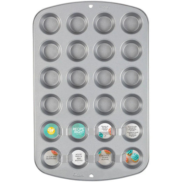 Wilton 24 Cavity Mini Cupcake / Muffin Pan