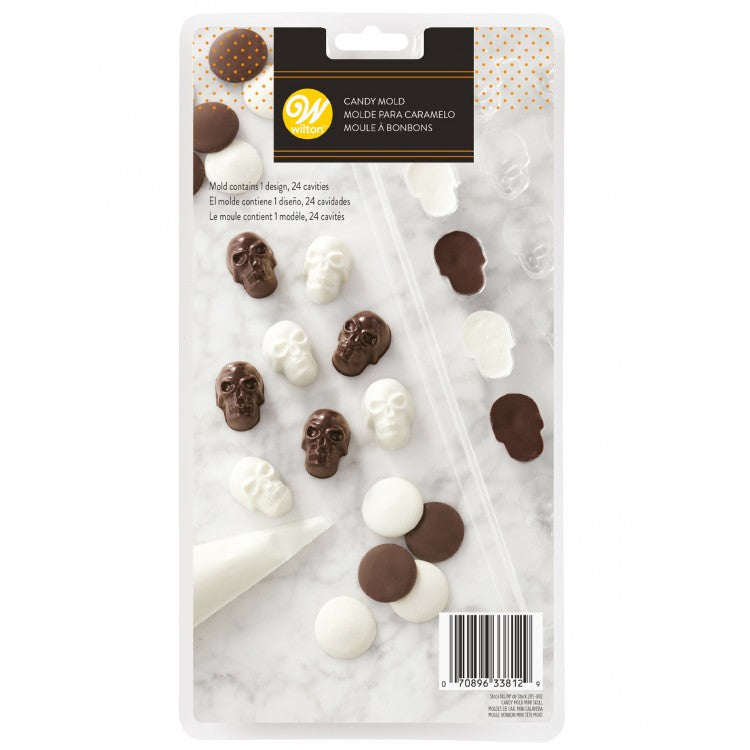 Wilton Mini Skull Chocolate Mould