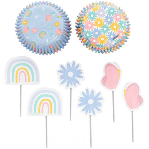 Wilton Spring Baking Cups and Picks