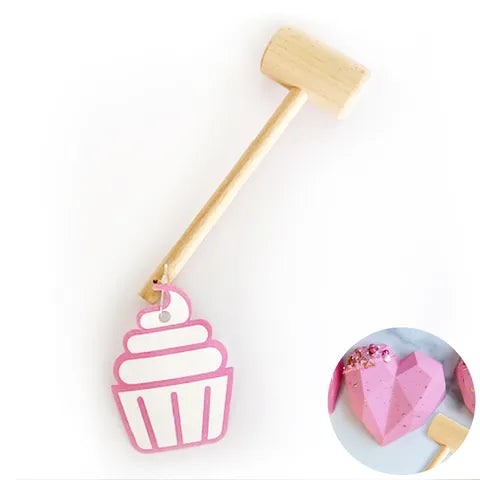 Large Wooden Cake Smash Hammer