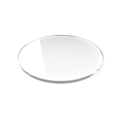 Professional Round Cake Board, High Gloss Clear Acrylic (Sizes from 4