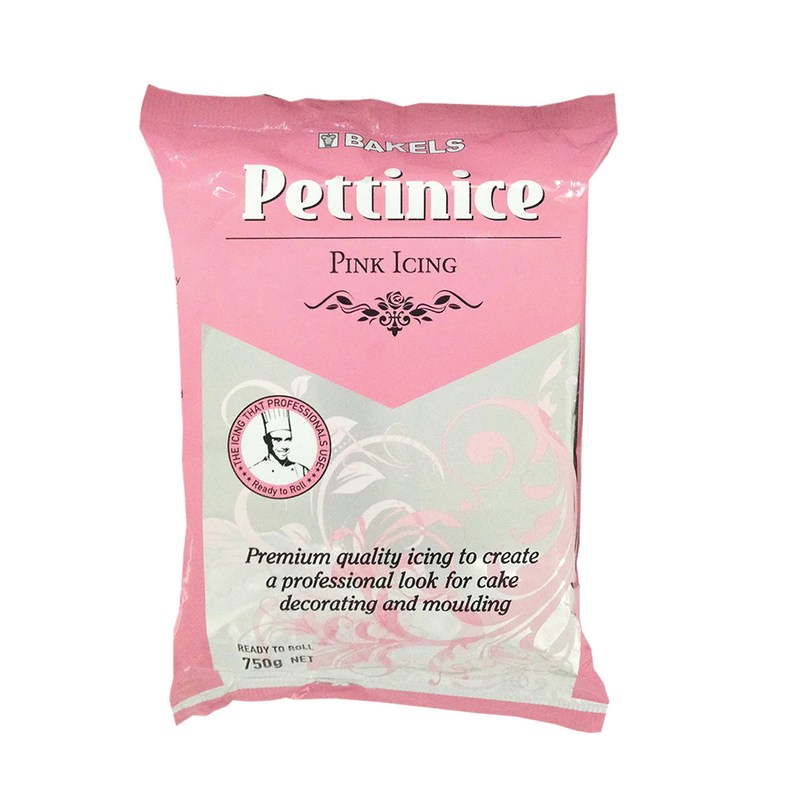 Bakels Pettinice Pink Fondant 750g