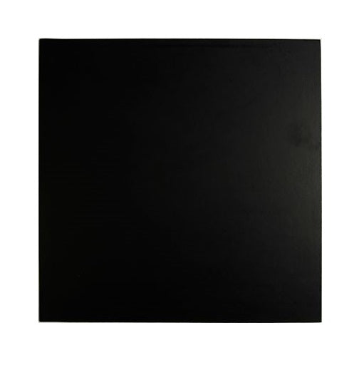 9" Square Cake Board 4mm - Matte Black