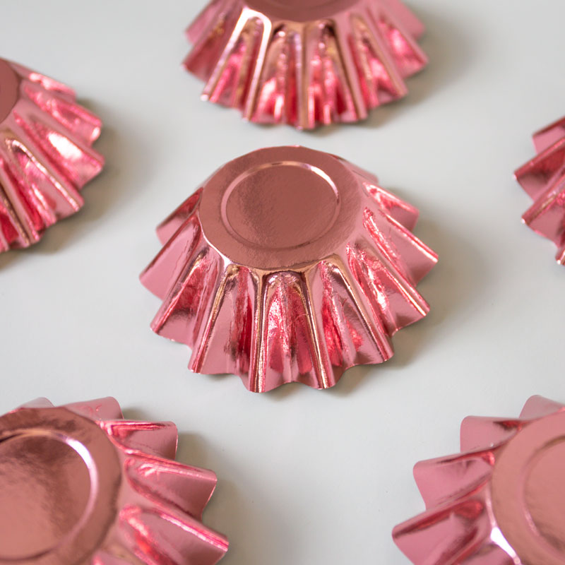 Bloom Baking Cups - Rose Gold