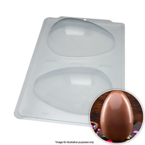 BWB Smooth Easter Egg Mould 500g