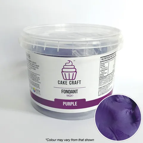 Cake Craft Fondant 1kg - Purple