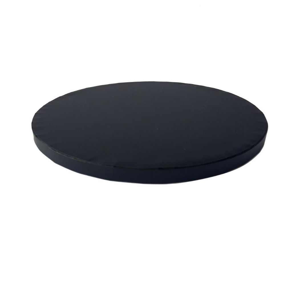 10" Round Cake Drum Board 12mm - Black